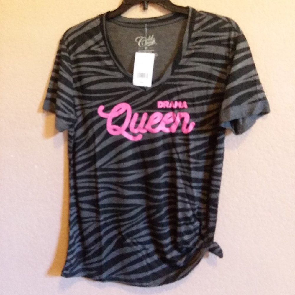 Junior tie side "Drama Queen" tee